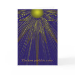 They were guided by a star. Merry Christmas card