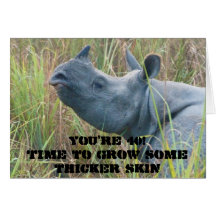 Thicker skin greeting cards