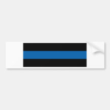 Thin Blue Line Bumper Stickers
