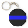 thin blue line Keychain
