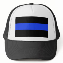Thin Blue Line Law Enforcement Trucker Hats