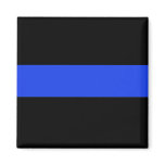 Thin Blue Line Fridge Magnets