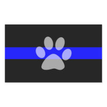 Thin Blue Line Sticker (Set of 4) - K9