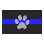 Thin Blue Line Sticker (Set of 4) - K9