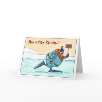 Thin Ice Khristmas Kard cards