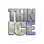 THIN ICE stickers