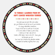 Things I Learned From Soft Coated Wheaten Terrier Stickers