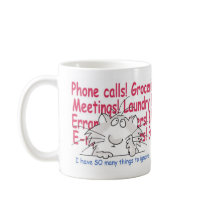 THINGS TO IGNORE COFFEE MUG
