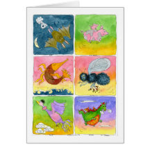 Things Wich Fly:  General Greetings. Cards
