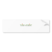 Think Atheist Bumper Sticker
