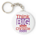 Think BIG Chris Christie 2012 - Original Designer keychains