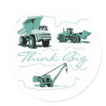 Think Big Construction T-shits and Gifts Sticker