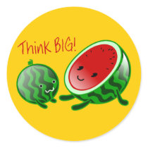 Think Big Watermelon Sticker