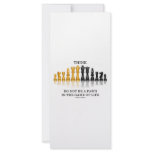 Think (Chess) Do Not Be A Pawn In The Game Of Life rack cards
