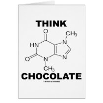 Think Chocolate (Theobromine Molecule Chemistry)