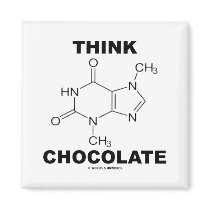 Think Chocolate (Theobromine Molecule Chemistry)
