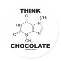 Think Chocolate (Theobromine Molecule Chemistry)