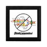 Think Epigenetics! (Cross Out DNA Replication) Trinket Box