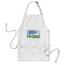 Think Global Act Local Apron