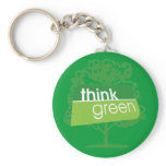 Think Go Green Key Chain keychains
