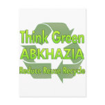 Think Green Abkhazia postcards