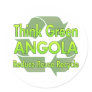 Think Green Angola Sticker