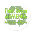 Think Green Armenia stickers