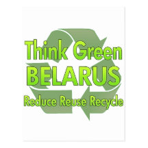 Think Green Belarus Post Cards