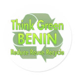 Think Green Benin Sticker