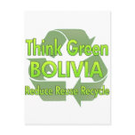 Think Green Bolivia postcards