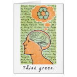 Think Green Brain Power cards