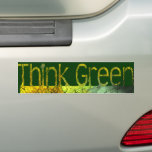 Think Green bumper stickers