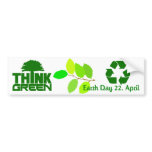 Think Green bumpersticker