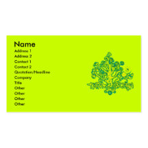 Think_Green Business Cards