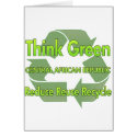 Think Green Central African Republic cards