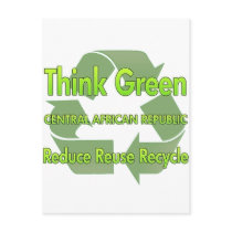Think Green Central African Republic Postcards