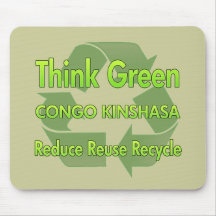 Think Green Congo Kinshasa Mouse Mat