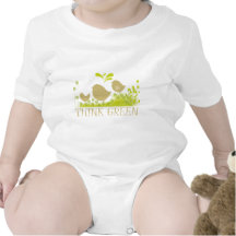Think Green Cute Products! Baby Bodysuits