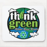 Think Green Earth mousepads