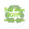Think Green Egypt stickers
