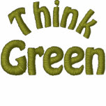 Think Green embroidered shirts
