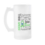 Think Green Environment Collage mugs