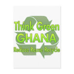Think Green Ghana postcards