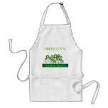 THINK GREEN GO GREEN aprons