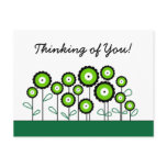 THINK GREEN GO GREEN postcards