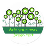 THINK GREEN GO GREEN stickers