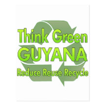 Think Green Guyana Post Card