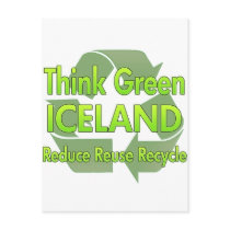 Think Green Iceland Post Cards