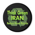 Think Green Iran magnets