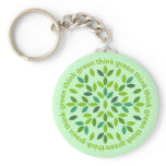 Think Green Keychain